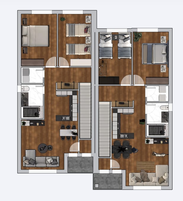 APARTMÁN NA 2 PODLAŽÍ